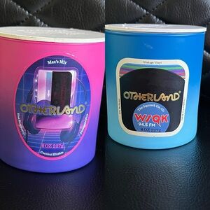 2X Stranger Things, Max's Mix, Vintage vinyl Otherland Wax Candle 8oz Netflix